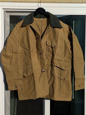 Rare Vintage 1985 Filson Upland Bird Hunting Waxed Canvas Jacket